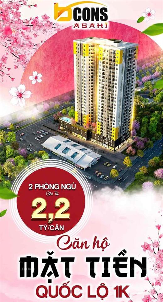 CHÍNH CHỦ BÁN CĂN HỘ BCONS GẦN LÀNG ĐẠI HỌC
