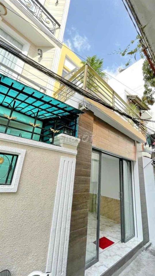 Nhà hẻm mới đẹp. Hẻm Lâm Văn Bền - Quận 7 cũ