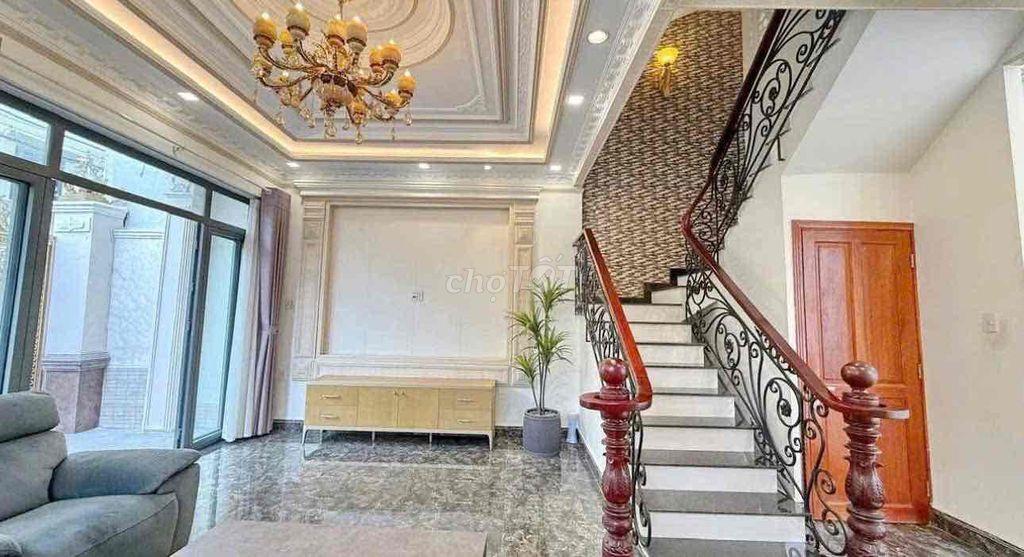 🏠Cho Thuê Biệt Thự Mini 4Phòng hẻm xe hơi Lê Thị Chợ P.Phú Thuận - Quậ