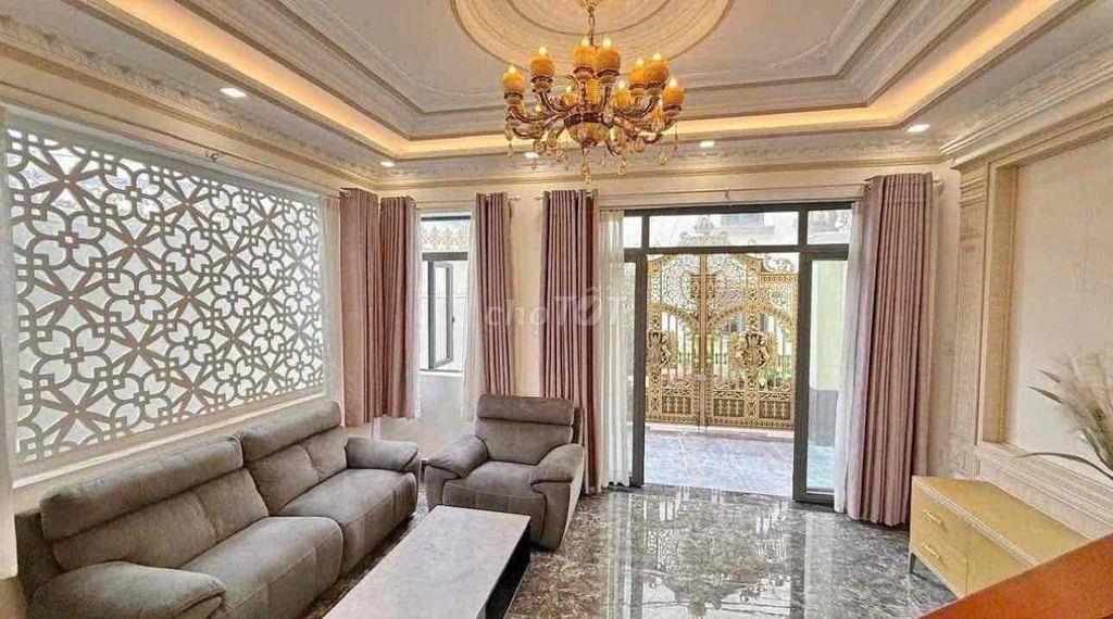 🏠Cho Thuê Biệt Thự Mini 4Phòng hẻm xe hơi Lê Thị Chợ P.Phú Thuận - Quậ