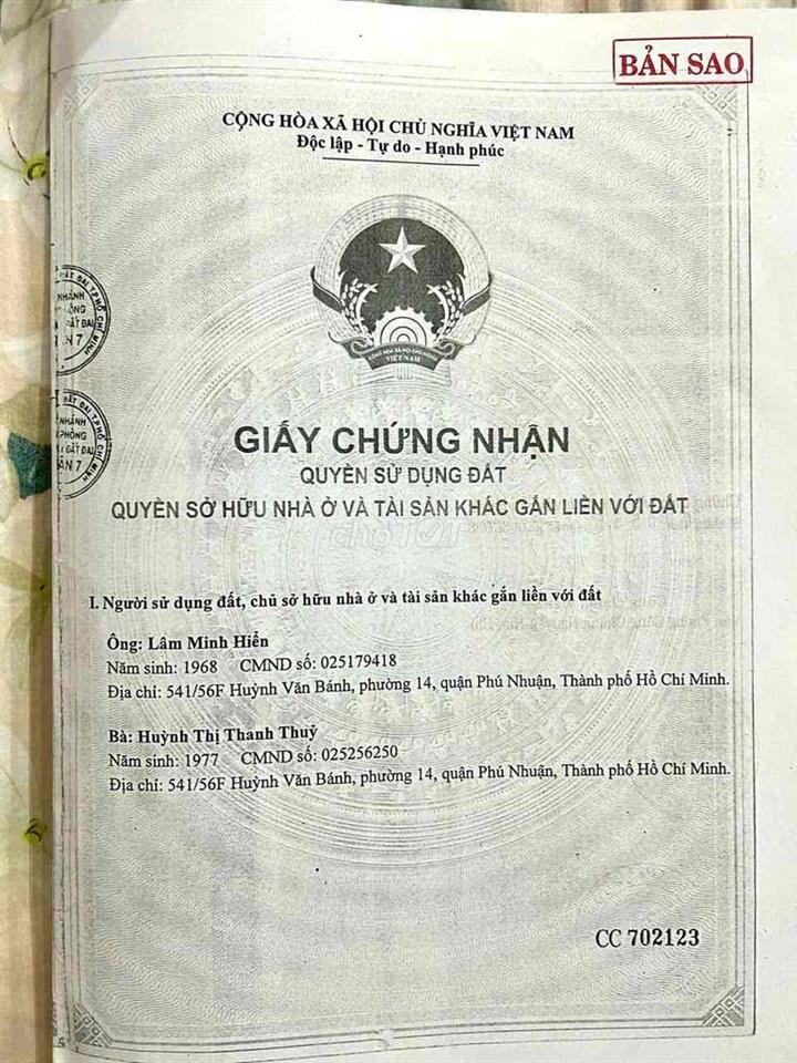 Bán đất trung tâm Quận 7- ngay kế Phú Mỹ Hưng