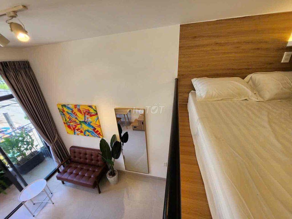Duplex studio ban công mới xây 100%