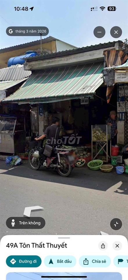 Mặt tiền ngay trung tâm chợ