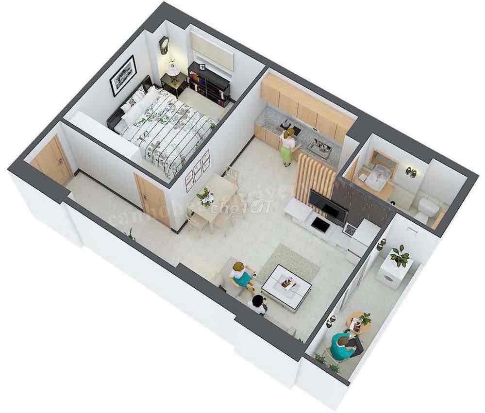 HEAVEN RIVERVIEW, CHUNG CƯ MỸ PHÚC, CĂN 1PN 1BCON, Q.8, GIÁ RẺ, Ở NGAY