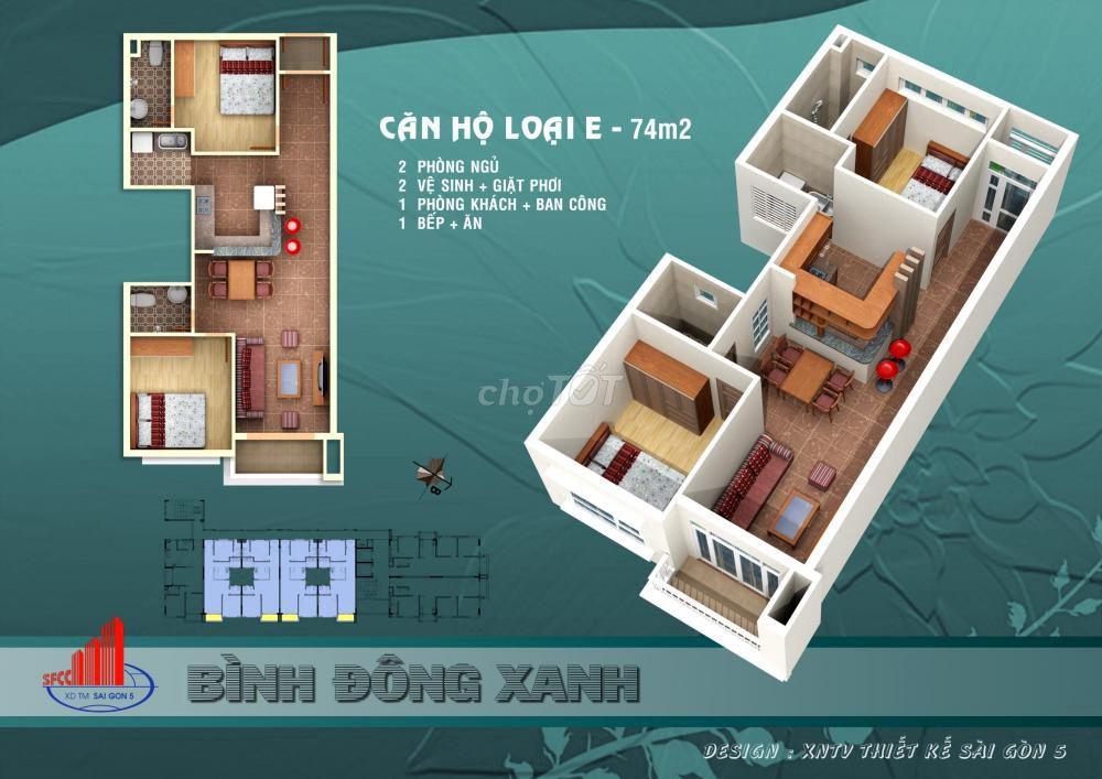 Bán Căn Hộ Bình Đông Xanh