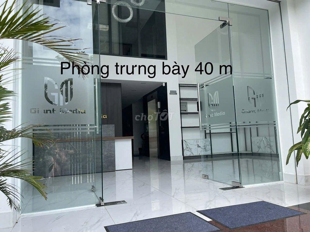 Cho thuê toà nhà văn phòng Thạnh Mỹ Lợi  1200m2 xây dựng, 6 tầng 1 hầm