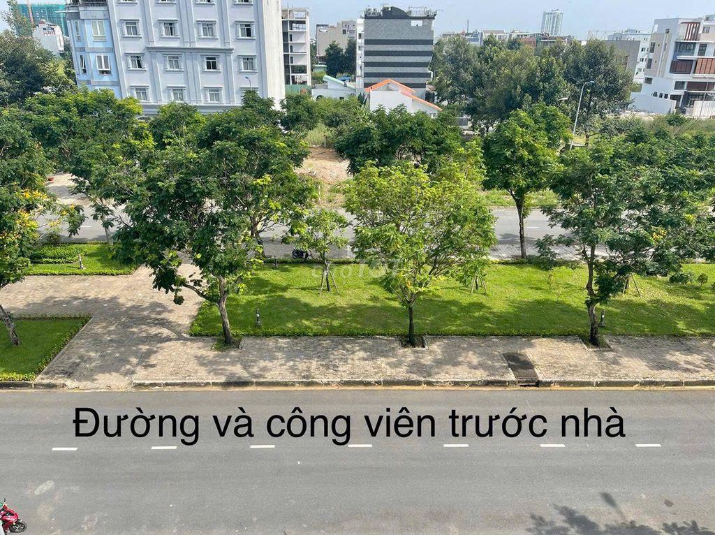 Cho thuê toà nhà văn phòng Thạnh Mỹ Lợi  1200m2 xây dựng, 6 tầng 1 hầm