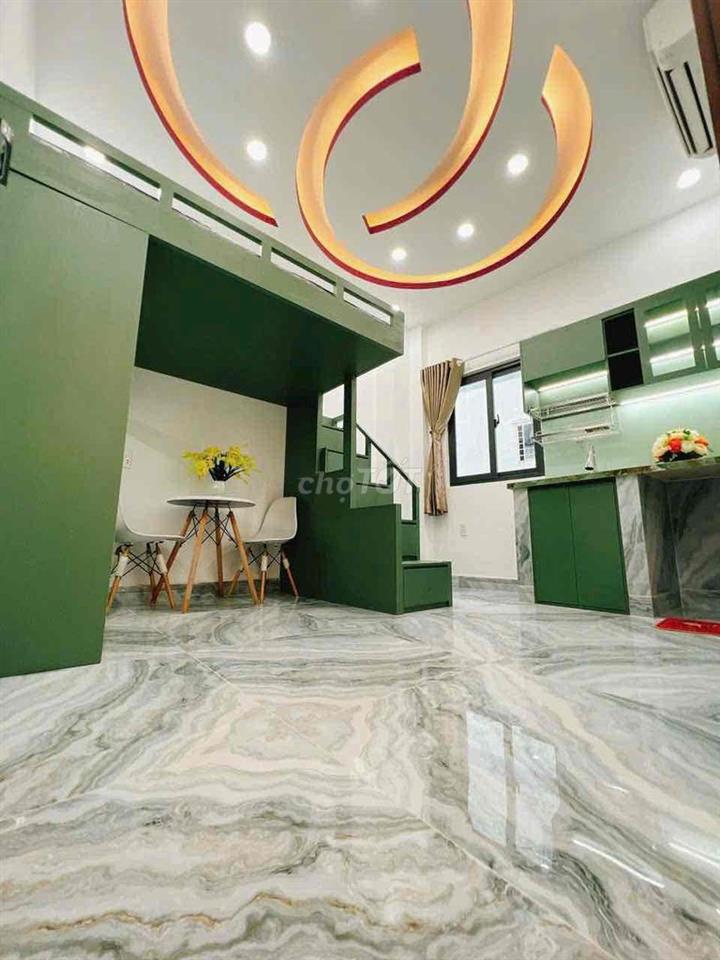 DUPLEX phòng có gác 1m7 - FULL NỘI THẤT MÁY GIẶT RIÊNG - CẦU CHỮ Y UEH