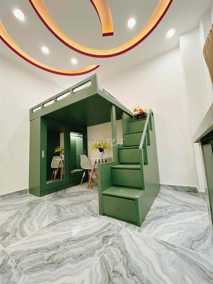DUPLEX phòng có gác 1m7 - FULL NỘI THẤT MÁY GIẶT RIÊNG - CẦU CHỮ Y UEH