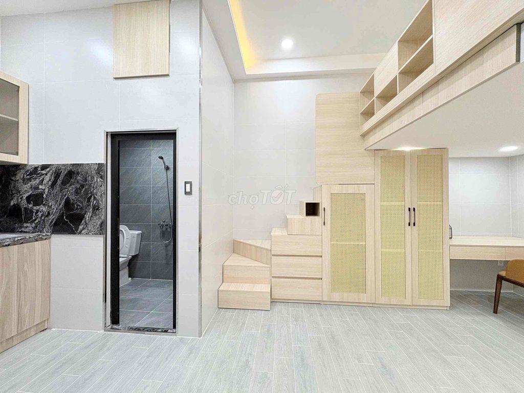 Cho thuê căn hộ có gác máy giặt riêng full NT cầu Nguyễn Văn Cừ quận 8