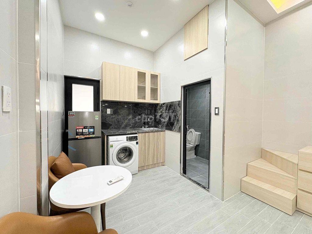 Cho thuê căn hộ có gác máy giặt riêng full NT cầu Nguyễn Văn Cừ quận 8