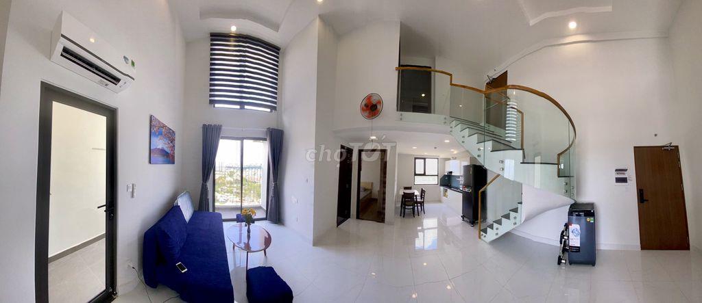 Căn Duplex góc 2 hướng Đông, Nam Full nội thất, mát mẻ yên tĩnh. 