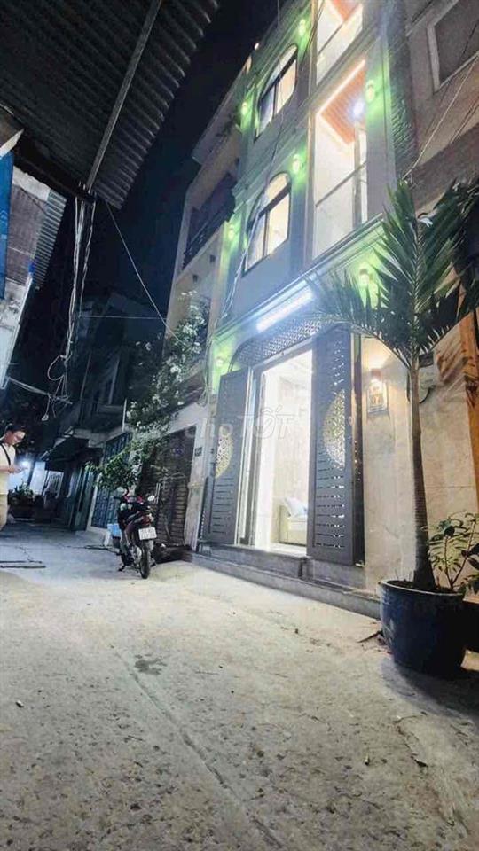 🛑NHÀ MỚI  XÂY,  HẺM Ô TÔ- 4 TẦNG-  HƯNG PHÚ, P.10, Q.8