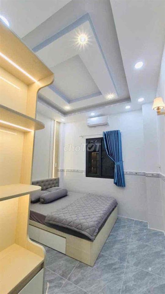 🛑NHÀ MỚI  XÂY,  HẺM Ô TÔ- 4 TẦNG-  HƯNG PHÚ, P.10, Q.8