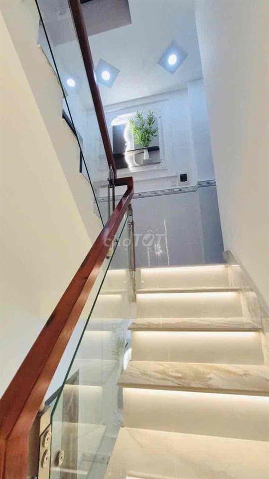 🛑NHÀ MỚI  XÂY,  HẺM Ô TÔ- 4 TẦNG-  HƯNG PHÚ, P.10, Q.8