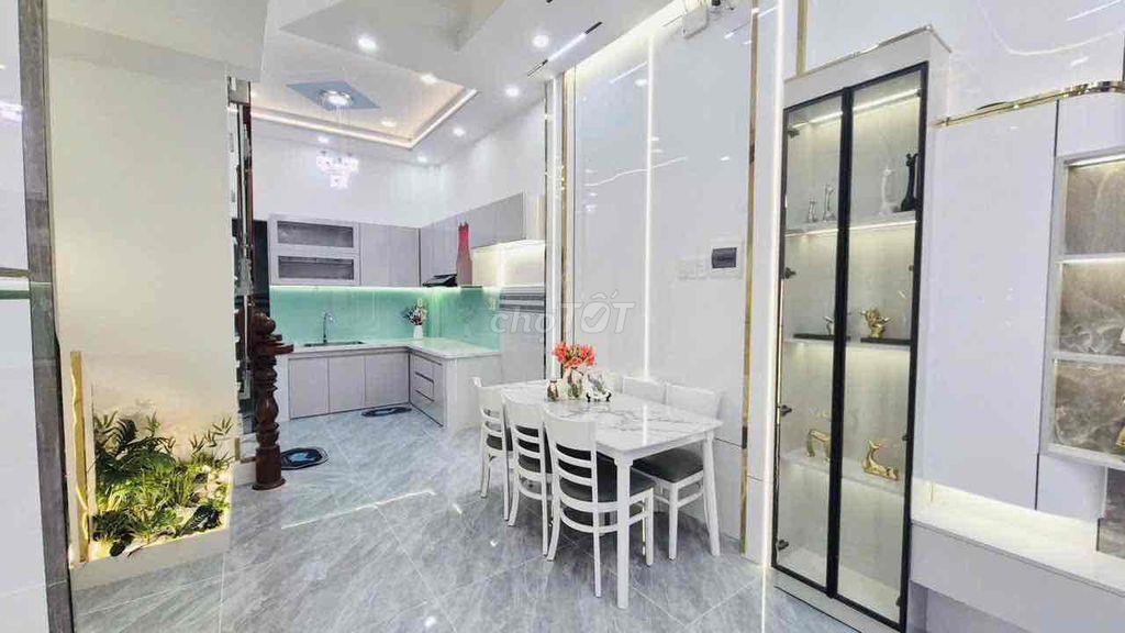 🛑NHÀ MỚI  XÂY,  HẺM Ô TÔ- 4 TẦNG-  HƯNG PHÚ, P.10, Q.8