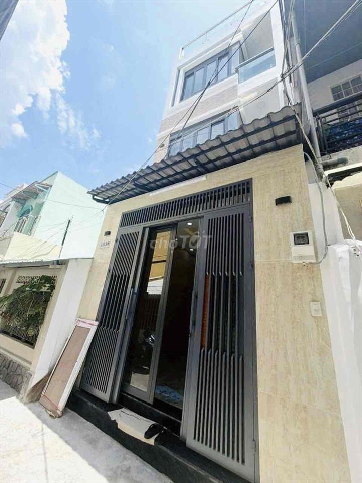 🛑 NHÀ MỚI XÂY (4x12.5m), 4 TẦNG– HẺM THẲNG – GẦN MT HƯNG PHÚ, P10 Q8
