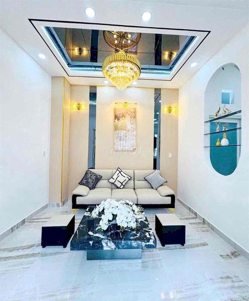 🛑NHÀ MỚI, CÁCH 1 CĂN RA MẶT TIỀN, XÂY 4 TẦNG (6x7.7m)