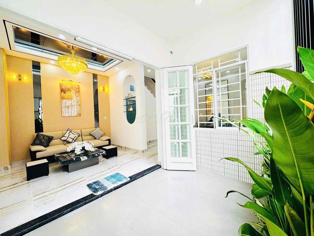 🛑NHÀ MỚI, CÁCH 1 CĂN RA MẶT TIỀN, XÂY 4 TẦNG (6x7.7m)