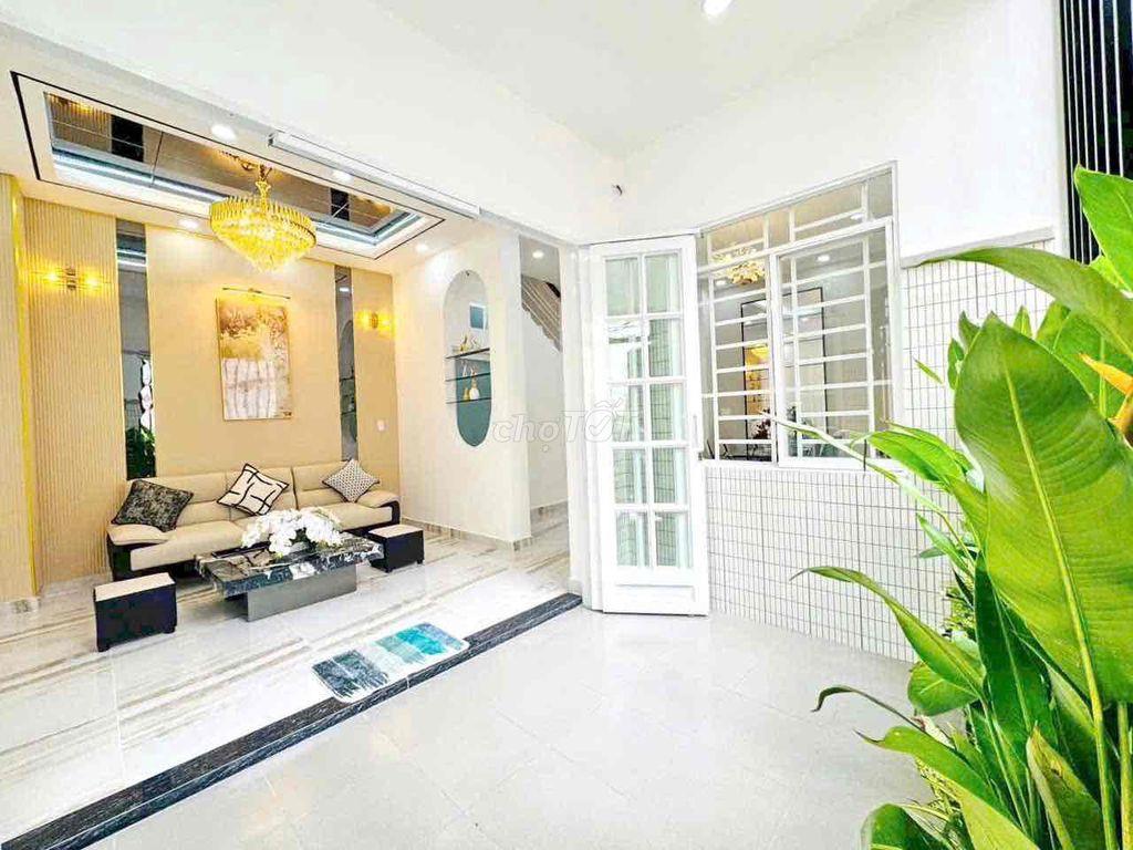 🛑NHÀ MỚI, CÁCH 1 CĂN RA MẶT TIỀN, XÂY 4 TẦNG (6x7.7m)
