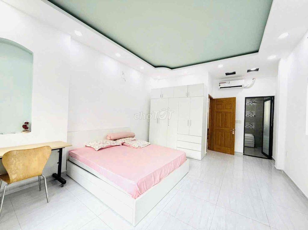 🛑Nhà mới đẹp, 3 tầng (4.3x10m), sổ đẹp, hẻm 3.5m Âu Dương Lân