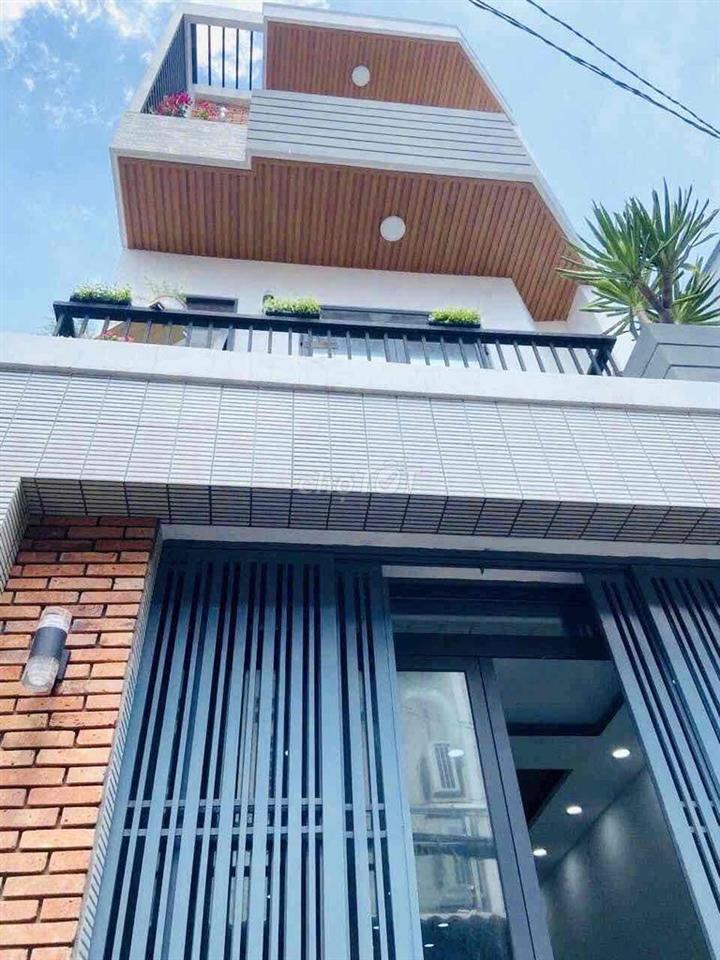 🛑Nhà mới đẹp, 3 tầng (4.3x10m), sổ đẹp, hẻm 3.5m Âu Dương Lân