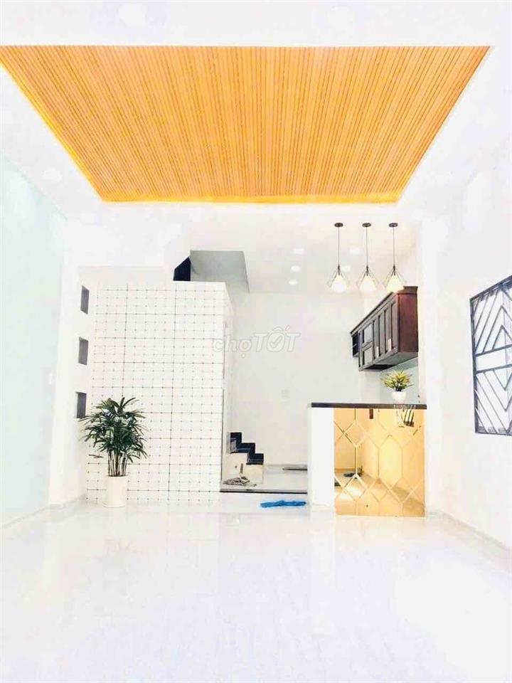🛑Nhà mới đẹp, 3 tầng (4.3x10m), sổ đẹp, hẻm 3.5m Âu Dương Lân