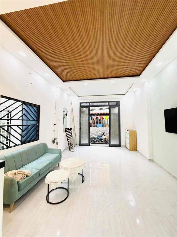 🛑Nhà mới đẹp, 3 tầng (4.3x10m), sổ đẹp, hẻm 3.5m Âu Dương Lân