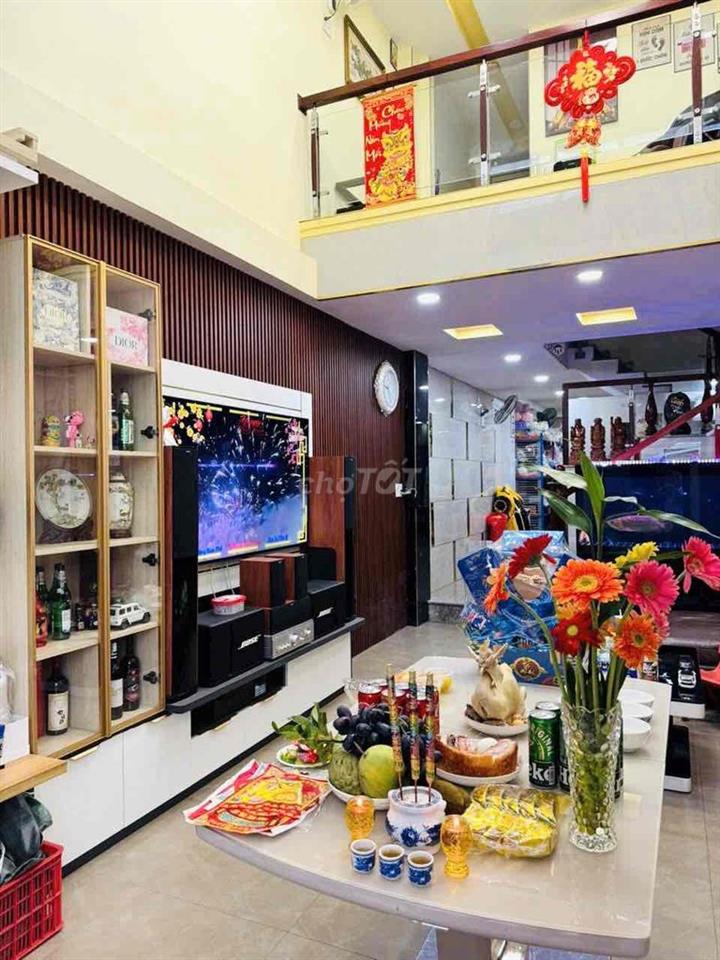 🛑NHÀ ĐẸP 4 TẦNG, HẺM Ô TÔ 5m,DT (4x16m),, K LỘ GIỚI , HỌC LẠC Q5