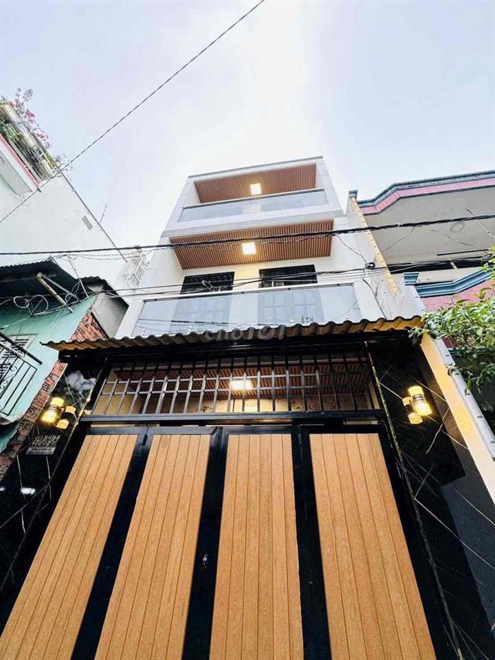 🛑NHÀ ĐẸP 3 TẦNG (4x12,2m), HẺM 4m, gần ô tô đậu Âu Dương Lân
