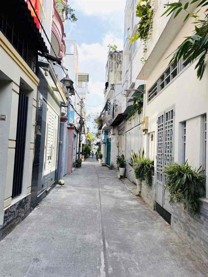 🛑NHÀ ĐẸP 3 TẦNG (4x12,2m), HẺM 4m, gần ô tô đậu Âu Dương Lân