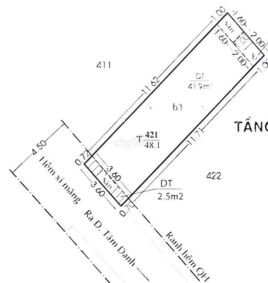 🛑 Nhà đẹp, 3 tầng (3.6x13.4m)hẻm 141 Tám Danh P4 Quận 8