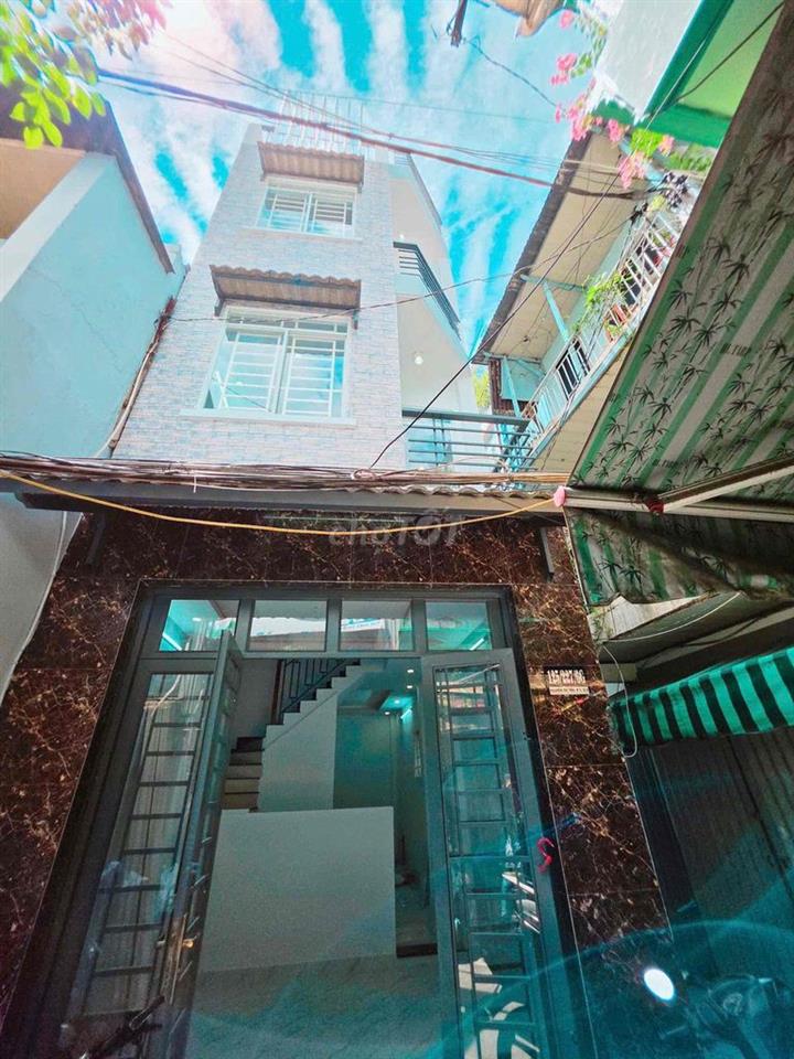 🛑 NHÀ 4 TẦNG, mới đẹp,  hẻm 125 NGUYỄN THỊ TẦN P2 Q8