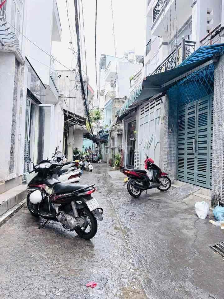 NHÀ HẺM Ô TÔ, 4 TẦNG, SÁT MẶT TIỀN DƯƠNG BÁ TRẠC P1