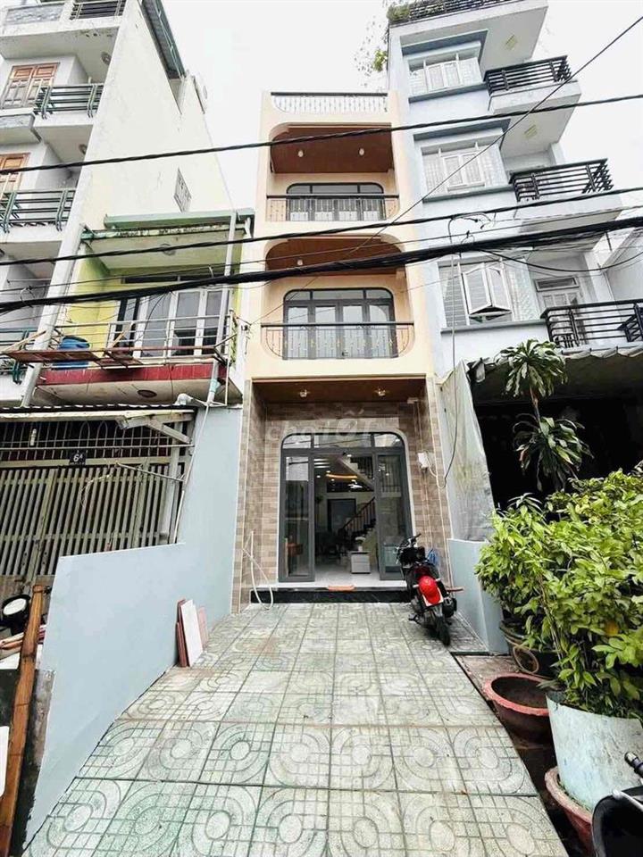 🛑NHÀ MỚI XÂY- MẶT TIỀN BÙI ĐIỀN, NỞ HẬU, k lộ giới, 49m2 đất, P4 Q8