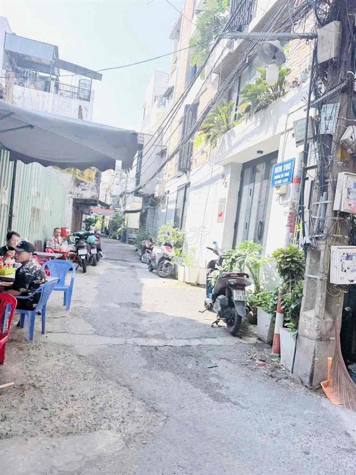 NHÀ VỊ TRÍ ĐẸP 28/DƯƠNG BÁ TRẠC, trệt, lửng, lầu (4x10m), P.2, QUẬN 8