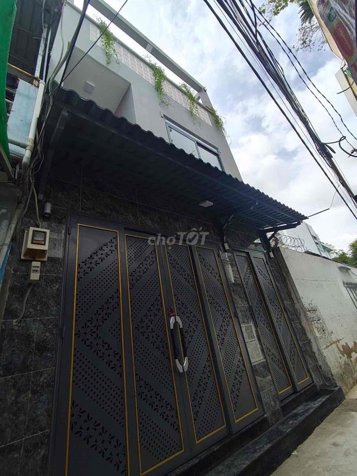 Bán nhà 3 lâu mới xây 4pn hẻm chợ nhi thiên p5 Q8 cũ