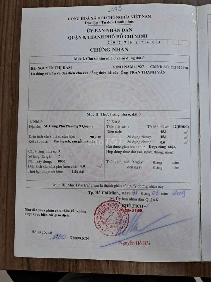 Nhà mặt tiền nội bộ Hưng Phú