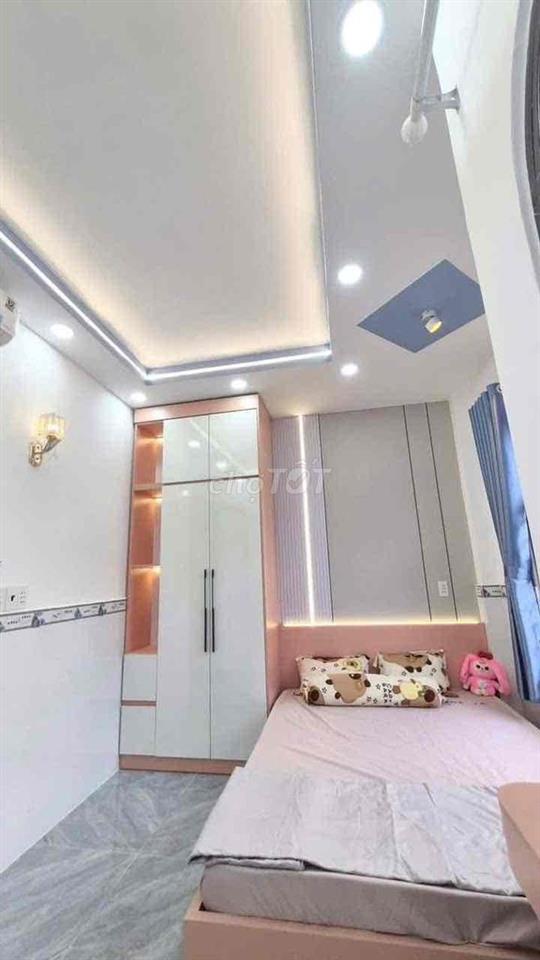 Nhà Lầu 4 Tầng Hẻm Oto Xây Mới 100% Hưng Phú P10 Q8