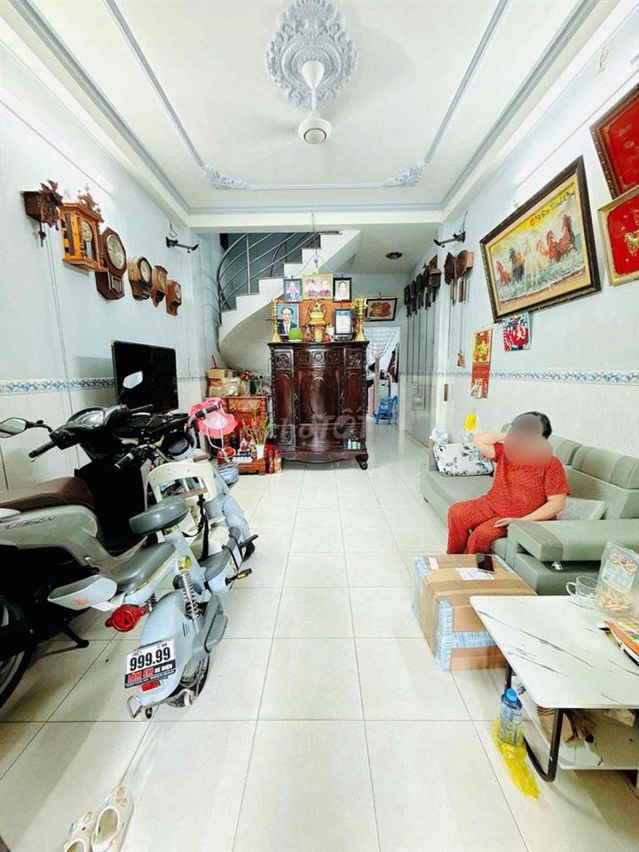Nhà Lầu 4 Tầng 5P Ngủ Hẻm 4m Nở Hậu - Hoàn Công Đủ P1 Q8
