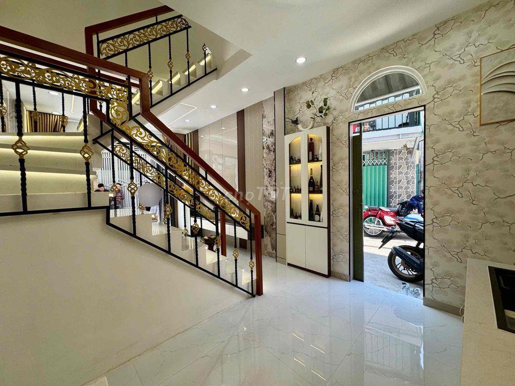 Nhà Lầu 3 Tầng Hẻm 4m Âu Dương Lân P3 Q8