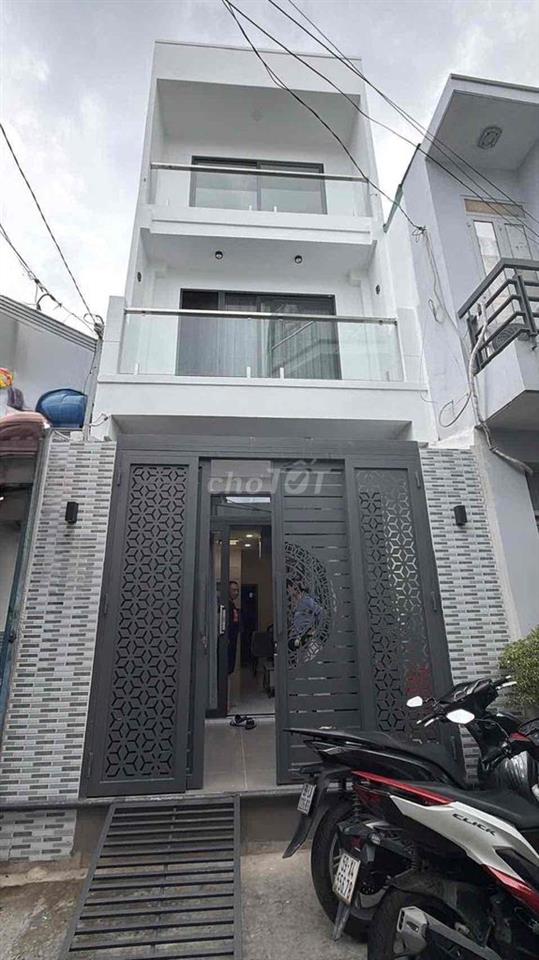 Nhà Lầu 4 Tầng Hẻm 4m Hoàn Công Đủ Âu Dương Lân P3 Q8