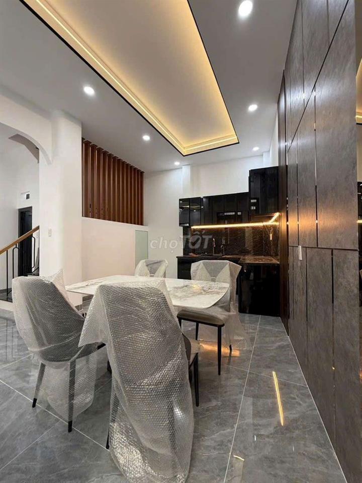 NHÀ XÂY MỚI 4 TẦNG – SAU CĂN MẶT TIỀN ÂU DƯƠNG LÂN P3, Q8