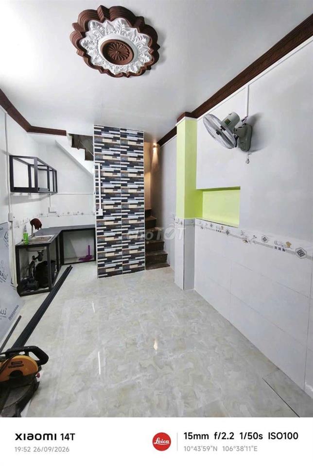Nhà Mới 3 Tầng ở liền - Bình đông P15 Q8