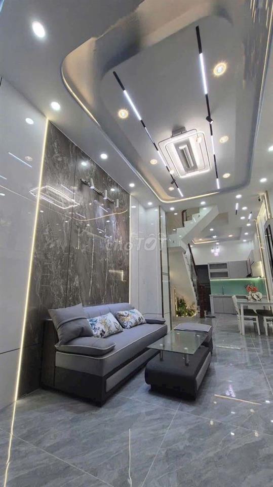 Nhà mới 4 tầng Hưng Phú Q8 - 4PN SHR hoàn công hẻm 4m
