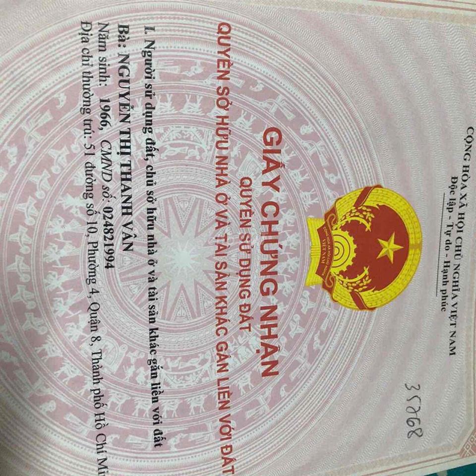 Nhà mặt tiền góc q8
