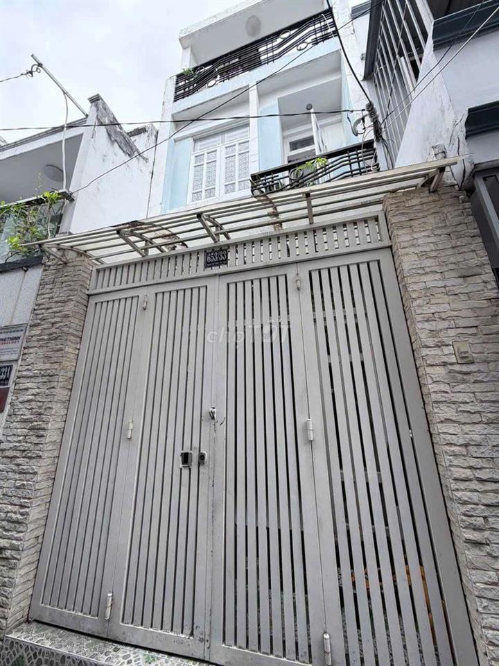 Nhà hẻm 653 Phạm thế hiển dt: 3,5m x 14m, 2 lầu st