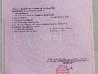 nhà mặt tiền đường phường phú định 