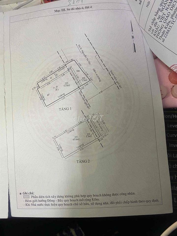 nhà chính chủ cần bán gấp, trong chợ Rạch Ông
