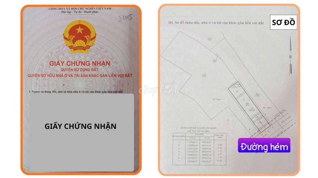 CHÍNH CHỦ CẦN BÁN HẺM 336 LƯU HỮU PHƯỚC, P.15, QUẬN 8.